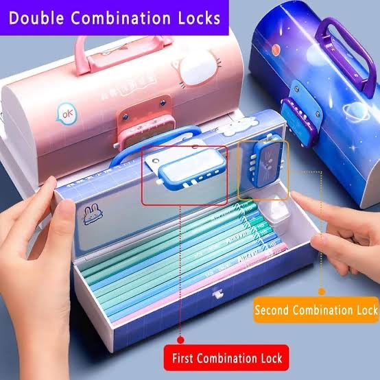 Kawai Pencil Box with Password