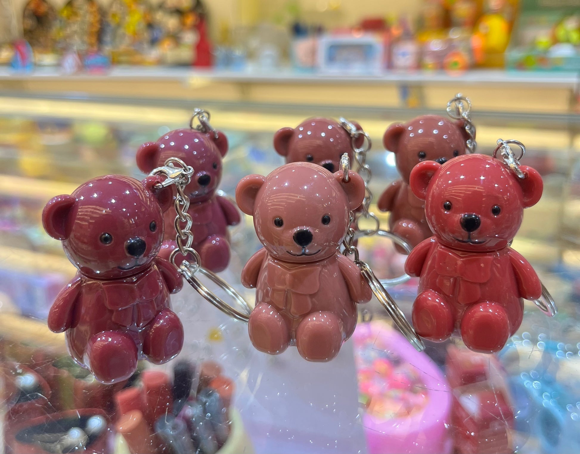 Teddy Lipstick with Keychain