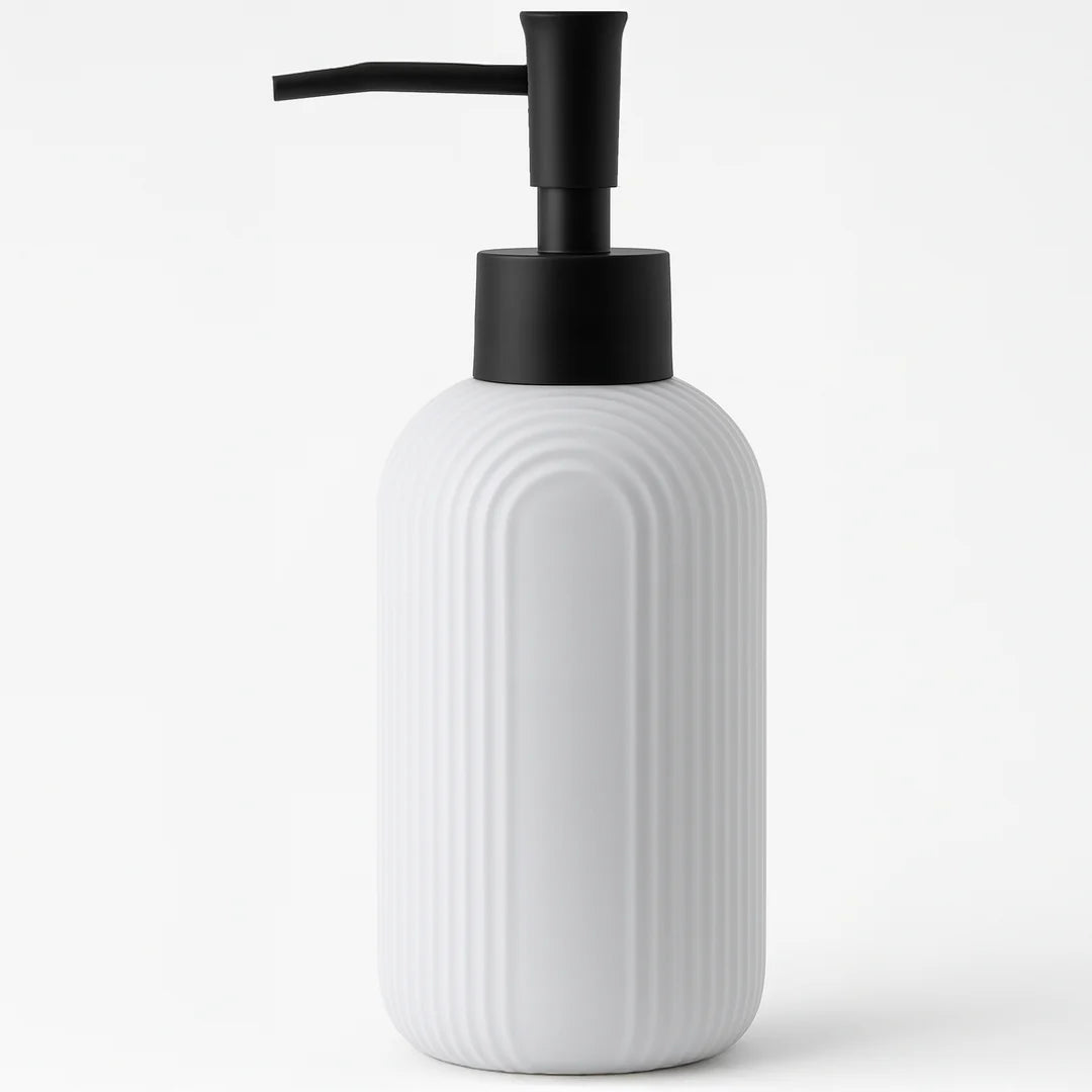 Striped Soap Dispenser