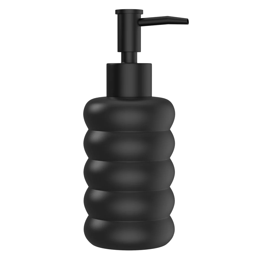 Outdoor Living Ceramic Liquid Soap Dispenser 300ml Black