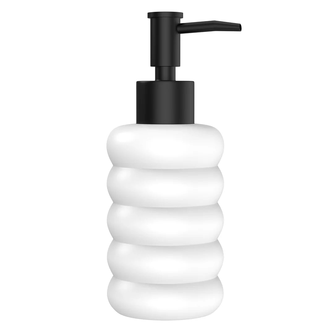 Outdoor Living Ceramic Liquid Soap Dispenser 300ml Black