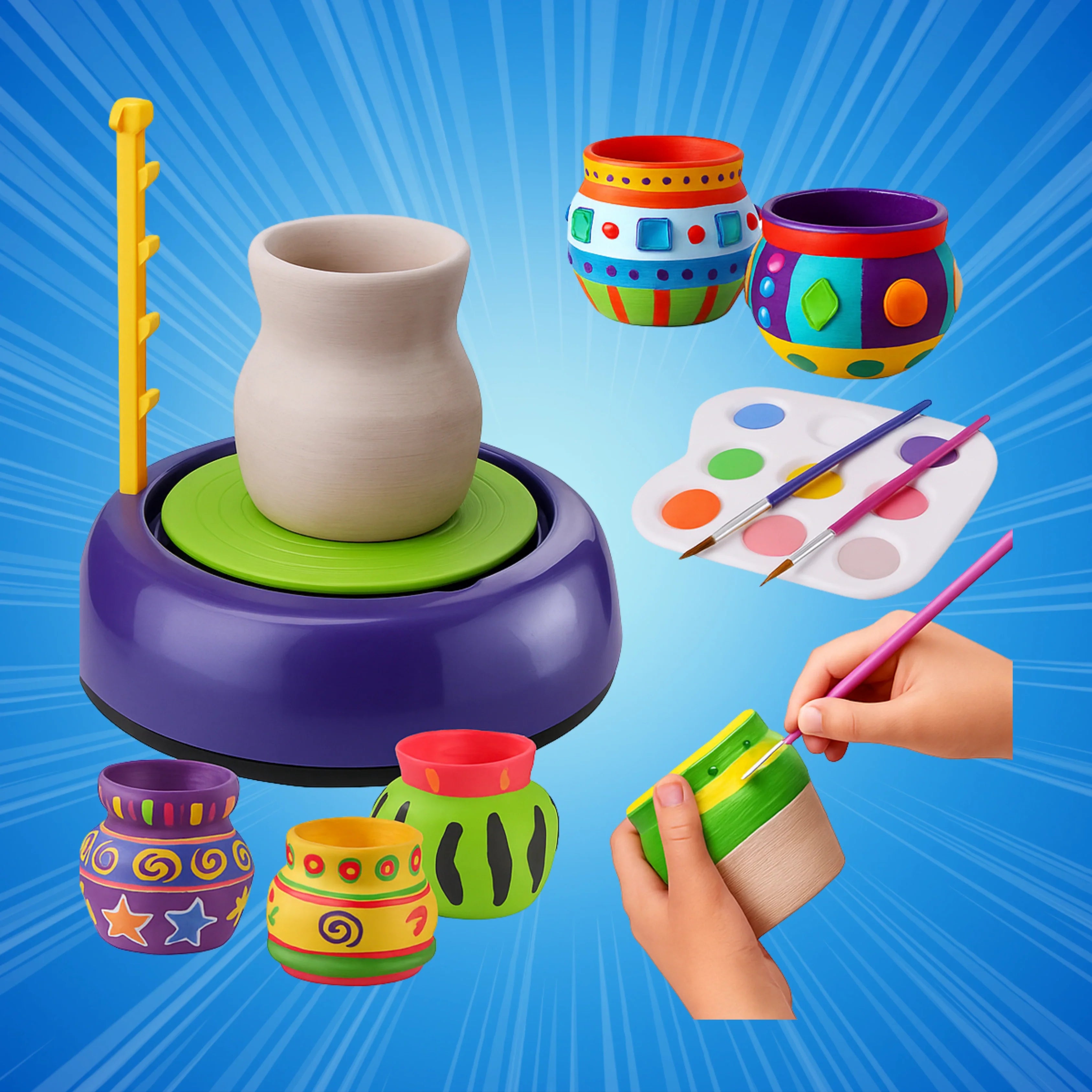 Pottery Wheel Set