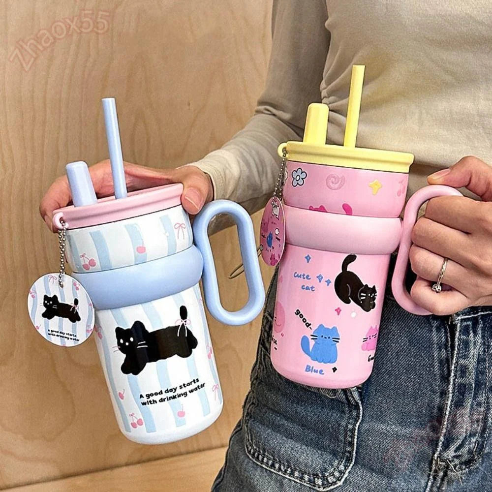 Kawaii Cat Hot & Cold Insulated Tumbler