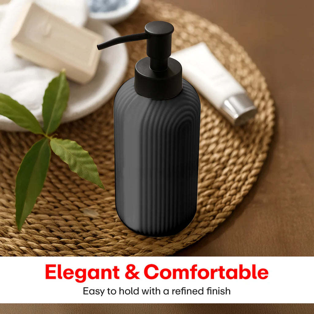 Striped Soap Dispenser