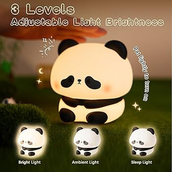 Innocent Panda Silicon Touch Lamp