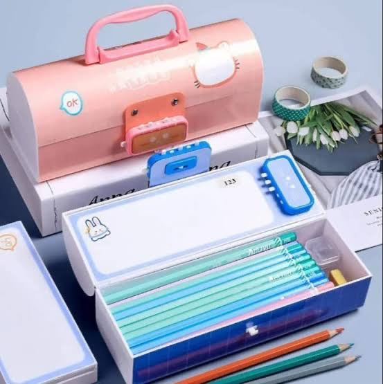 Kawai Pencil Box with Password