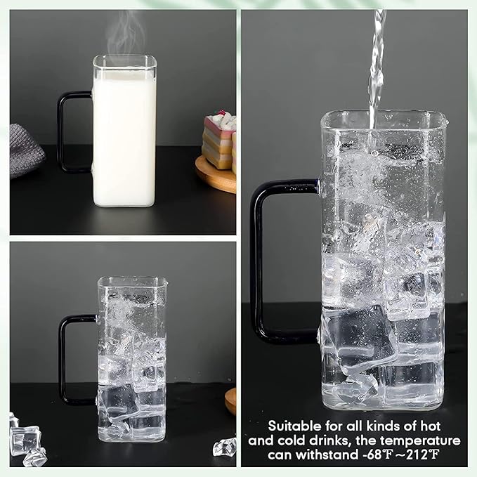 Glass Sipper with Glass Straw