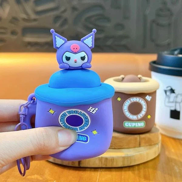 Kuromi Pop-up Cup Keychain