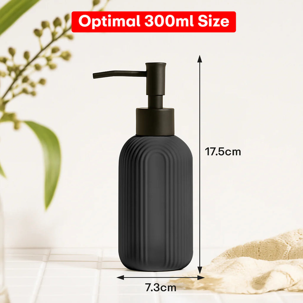 Striped Soap Dispenser