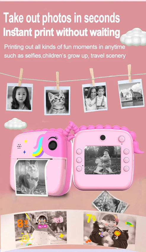 Kids DIY Instant Print Digital Camera