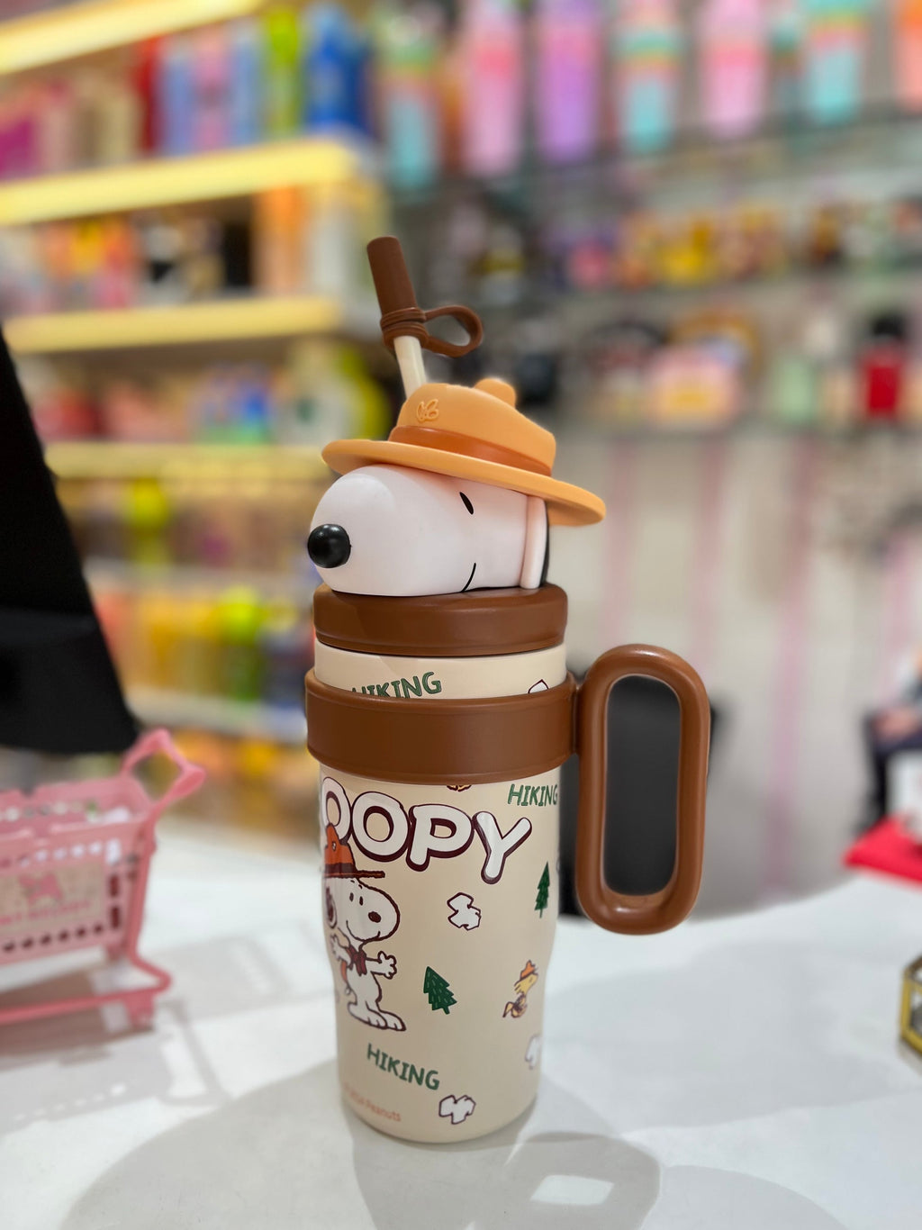 Snoopy Tumbler - Red/Brown