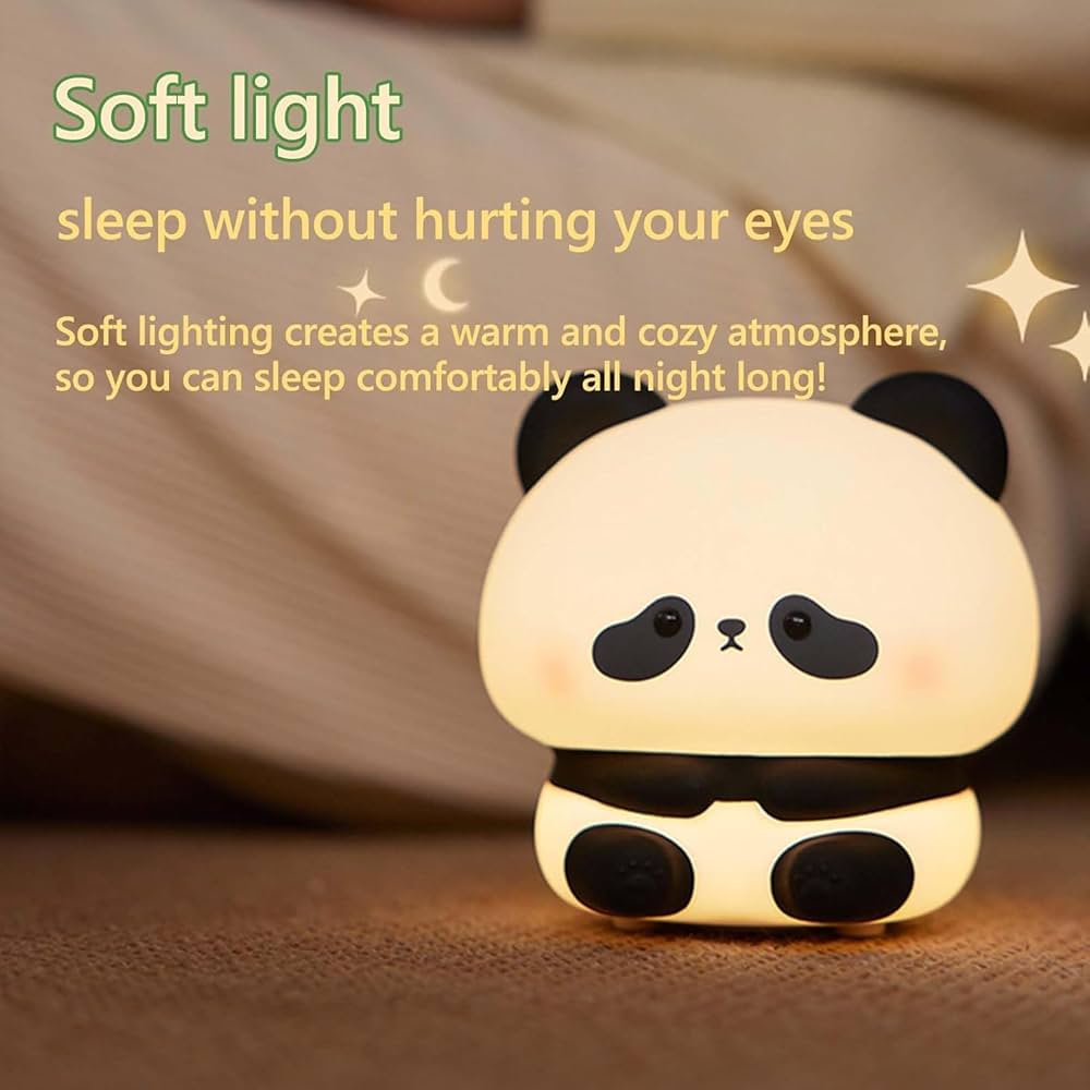 Innocent Panda Silicon Touch Lamp