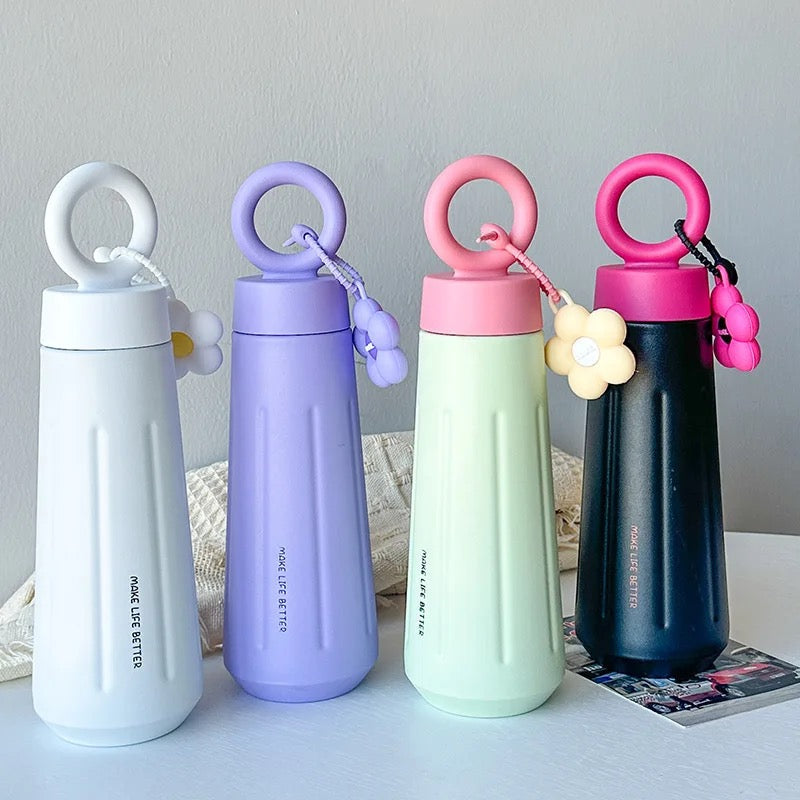 Flower Insulated Metal Bottle