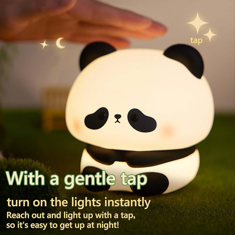 Innocent Panda Silicon Touch Lamp