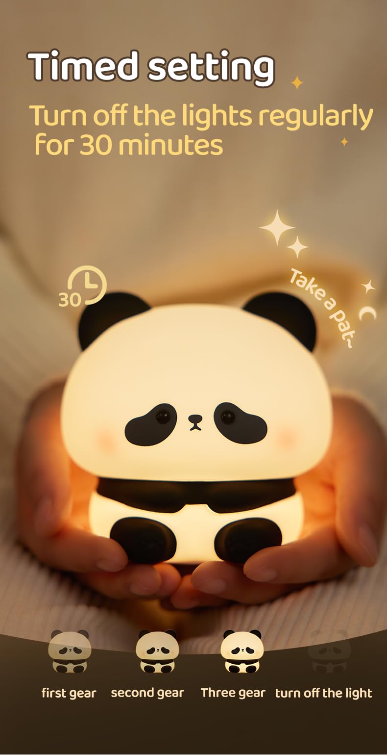 Innocent Panda Silicon Touch Lamp