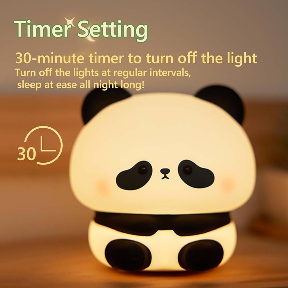 Innocent Panda Silicon Touch Lamp
