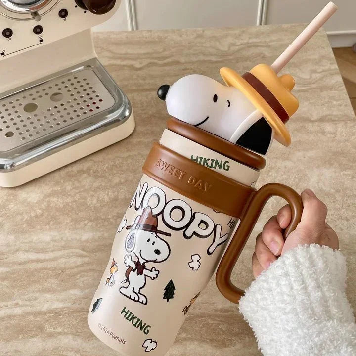 Snoopy Tumbler - Red/Brown