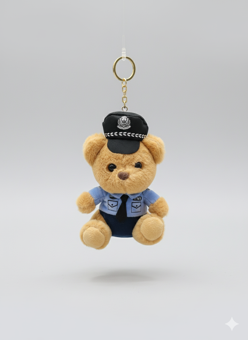 teddy keychain