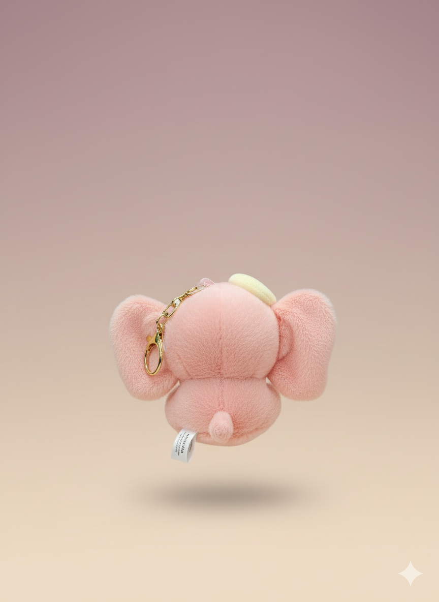 Elephant Soft Toy Keychain