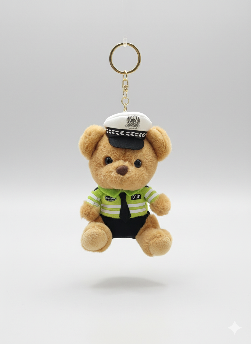 teddy keychain