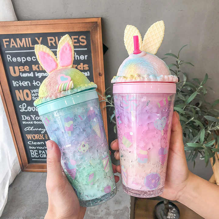 Cool Plastic Bunny Sipper
