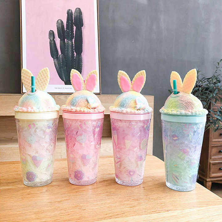 Cool Plastic Bunny Sipper