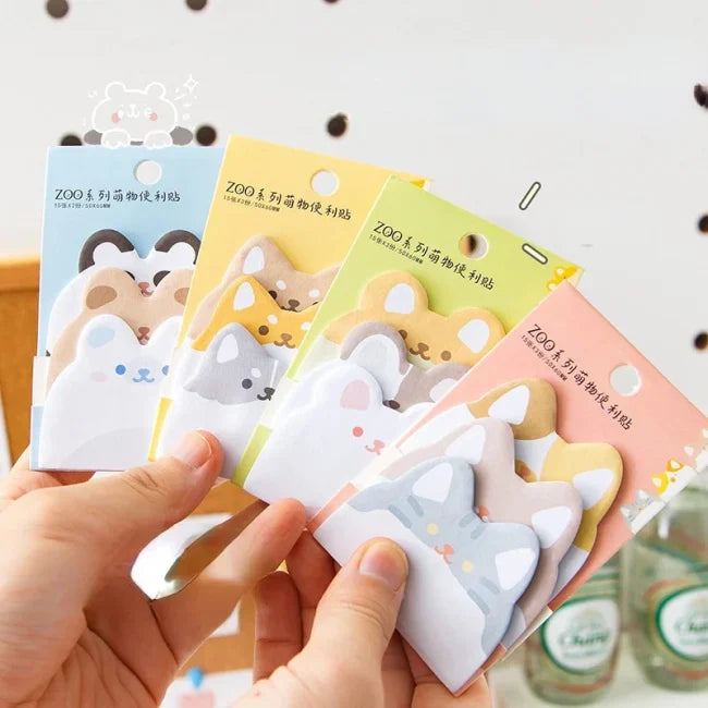 Animal sticky notes