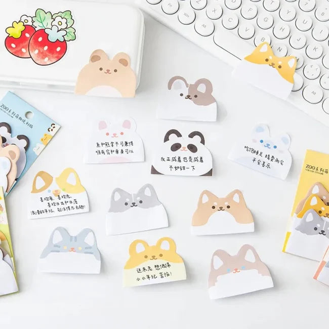 Animal sticky notes