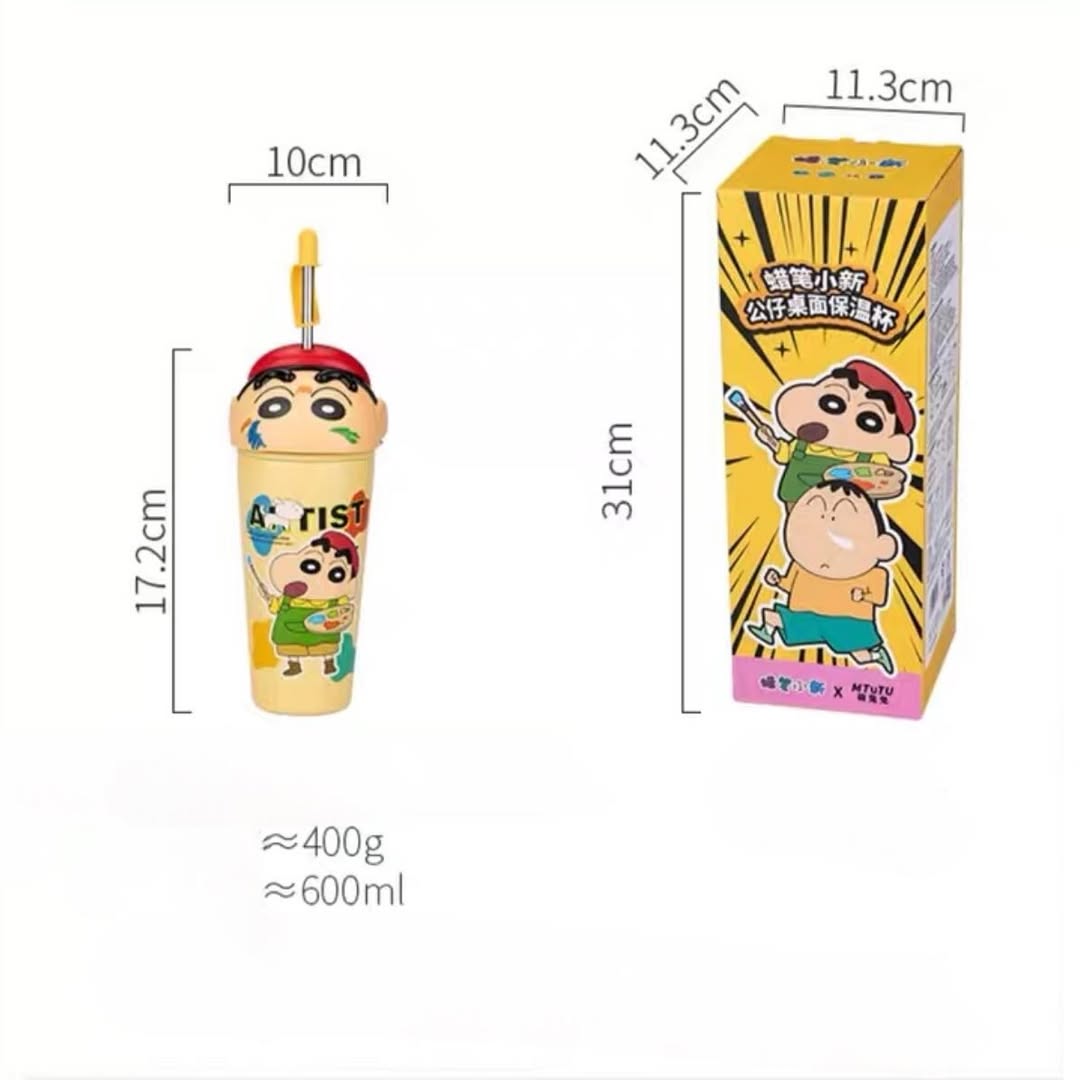 3d Shinchan Insulated Sipper