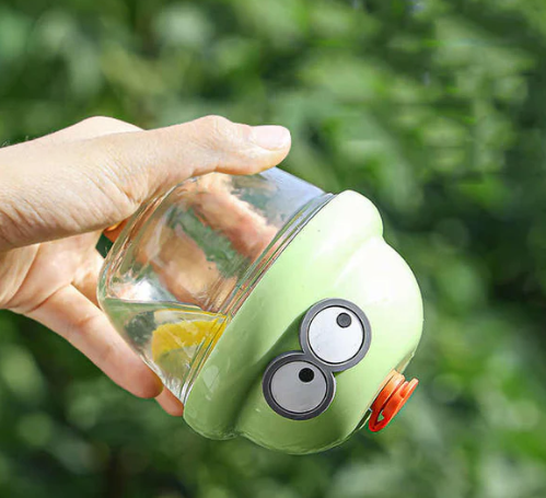 Cute Mini Cartoon Glass Sipper