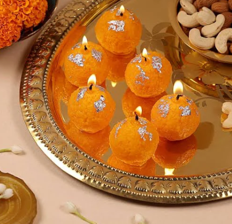Laddu Candles 6 pcs