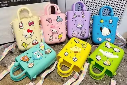 Cute Waterproof Silicon Rubber Handbag & Sling Bag
