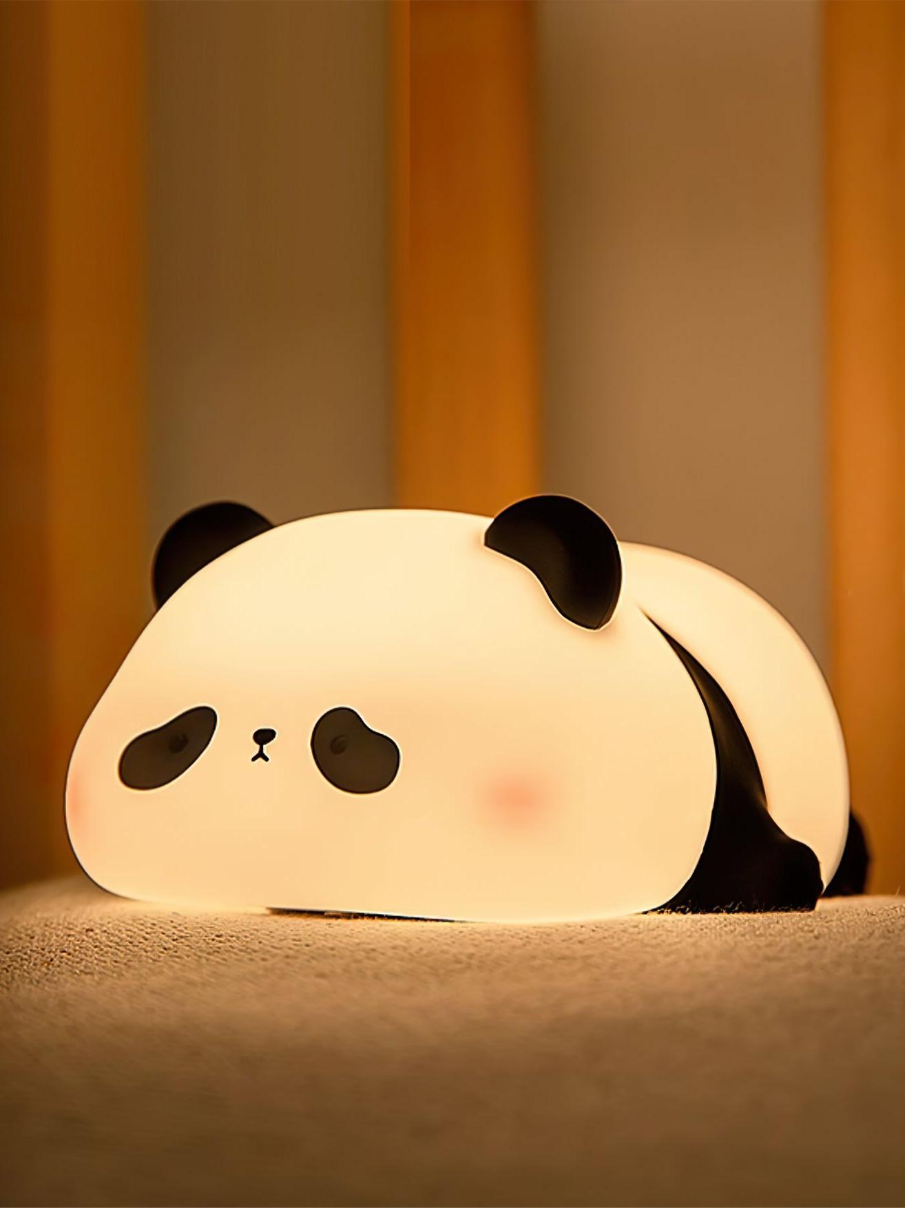 Lonely Color Charging Panda Silicon Lamp