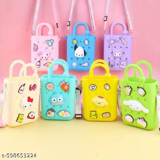 Cute Waterproof Silicon Rubber Handbag & Sling Bag