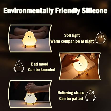 Cute Pear Silicon Light Lamp