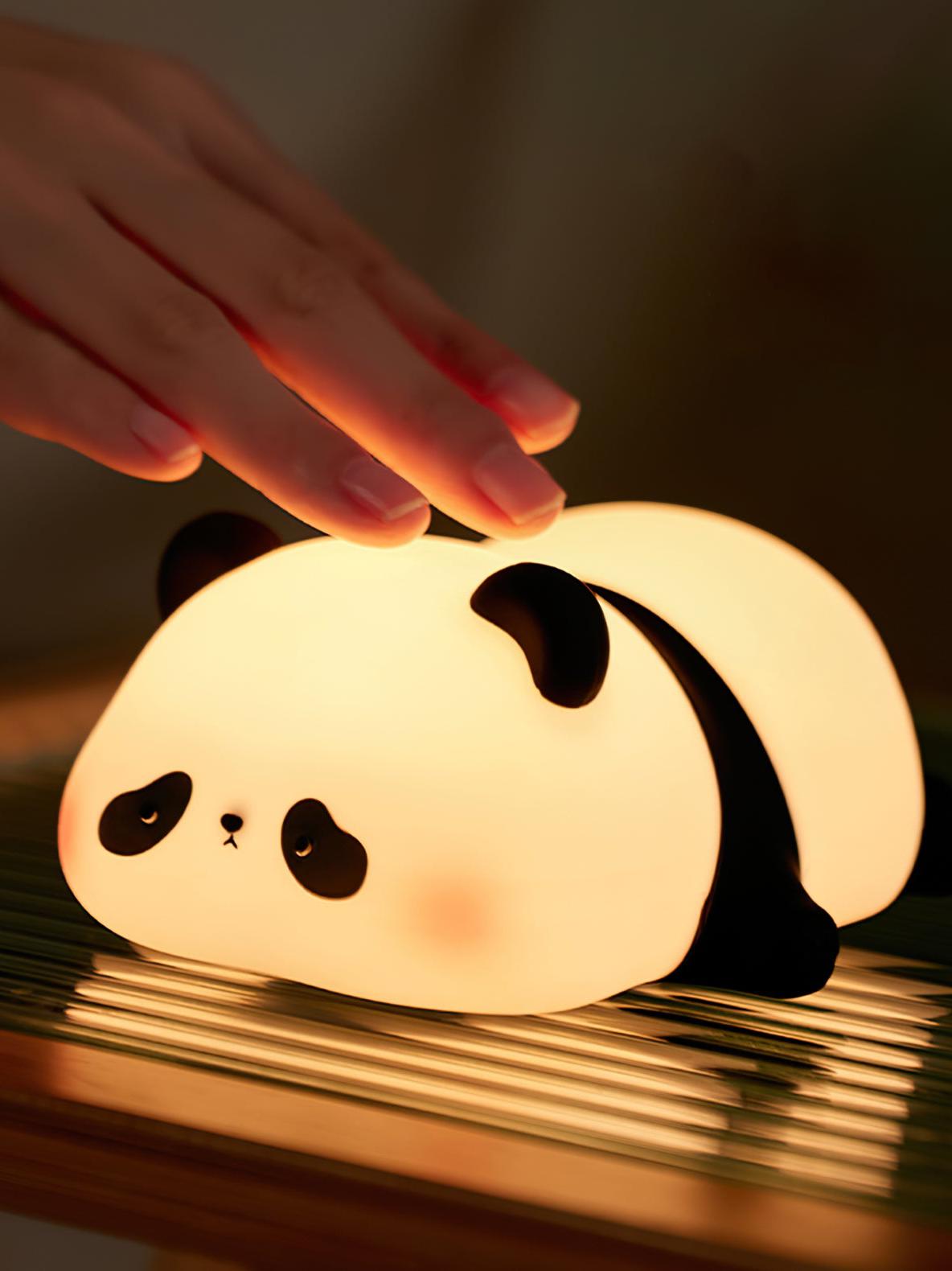 Lonely Color Charging Panda Silicon Lamp