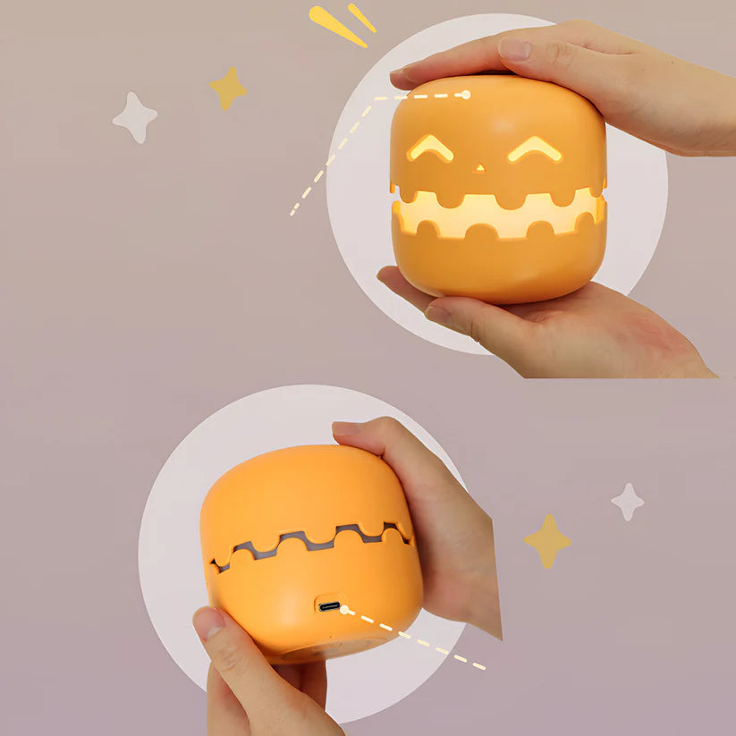 Spooky-Cute Pumpkin LED NIght Lamp
