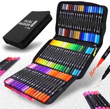 Dual Brush Pens 72 pcs