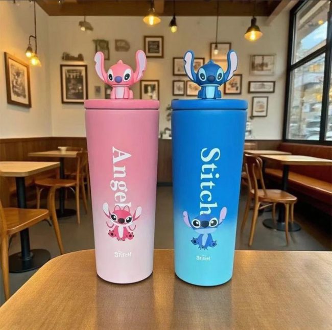 Stitch and angel sippers